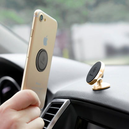 Magnetic car phone mount universal metal plate holder for dashboard and vent