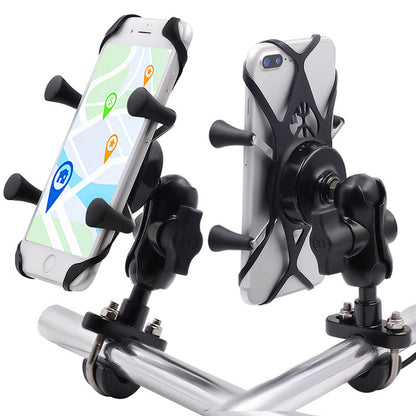 Heavy-duty aluminum motorcycle phone mount universal bike and e-bike holder