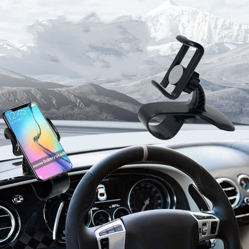 Universal car phone holder dashboard GPS navigation mount black graphite