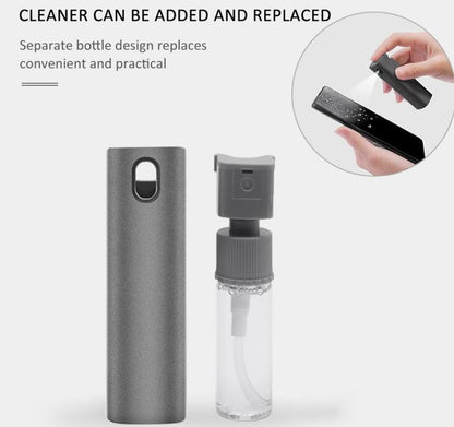 Clean smartphone screen result after using the cleaning kit